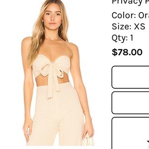 Two Piece Set - Crop Top and Pants